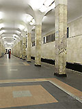 Станция метро "Автозаводская". Станционный зал